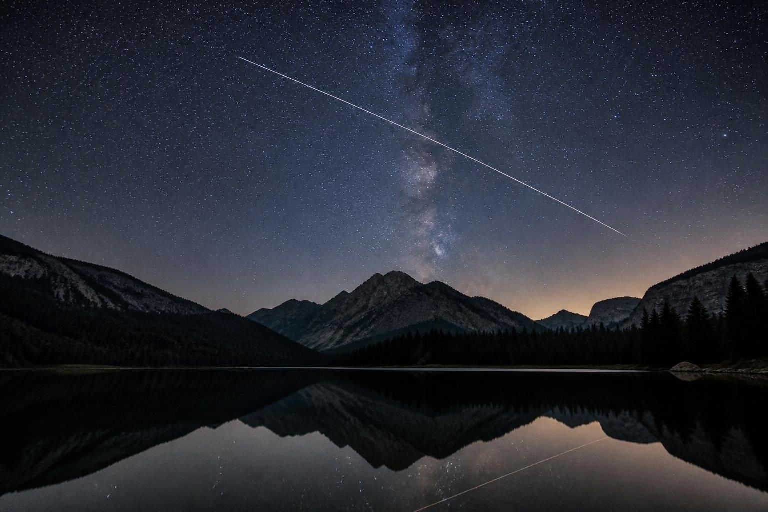 Shooting Through Satellite Trails and Brighter Skies